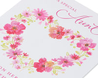 American Greetings Birthday Card for Aunt (Floral) Floral Birthday Card for Aunt