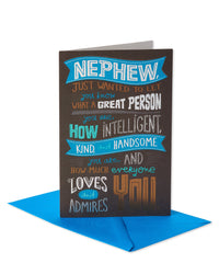 American Greetings Birthday Card for Nephew (Tough Guy) Tough Guy