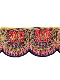 CARTZEYE Embroidery Heavy Work Trim Lace Border for Saree, Kurti, Dresses, Bandhani, Lehenga, Decorative Ribbon