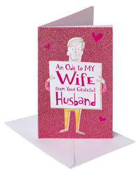 American Greetings Birthday Card for Wife (Grateful Husband) Grateful Husband