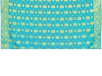 Vardha Women's  Chiffon Silk Saree with Unstitched Blouse Piece - Zari Woven Work Sarees for Wedding