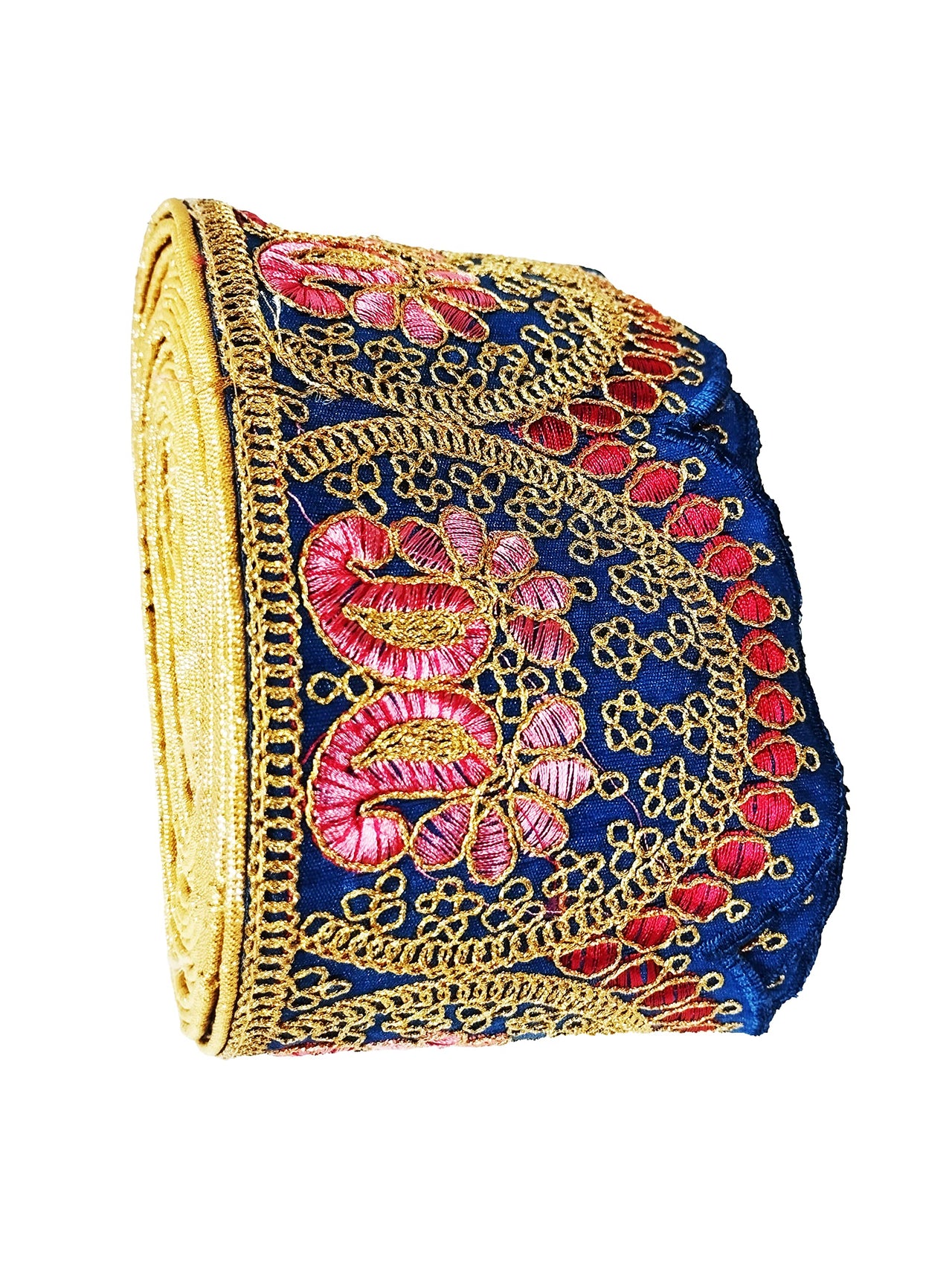 CARTZEYE Embroidery Heavy Work Trim Lace Border for Saree, Kurti, Dresses, Bandhani, Lehenga, Decorative Ribbon