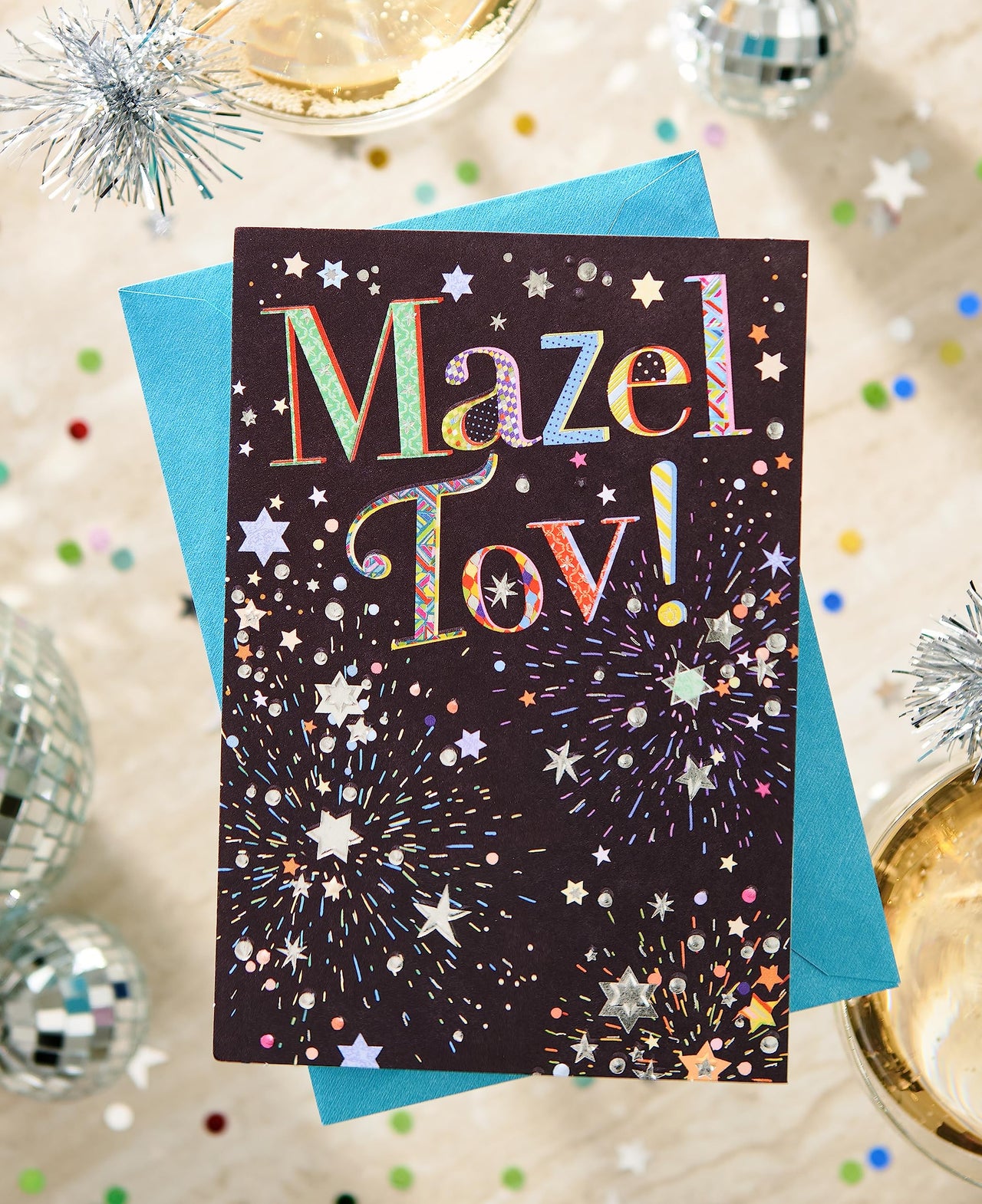 American Greetings Mazel Tov Congratulations Card (Every Bit of Happy)