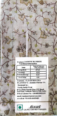 Newby Jasmine Blossom Green Tea Bags | Fusion of Green Tea Leaves and Natural Scent of Jasmine | 25 pieces | 50 Grams