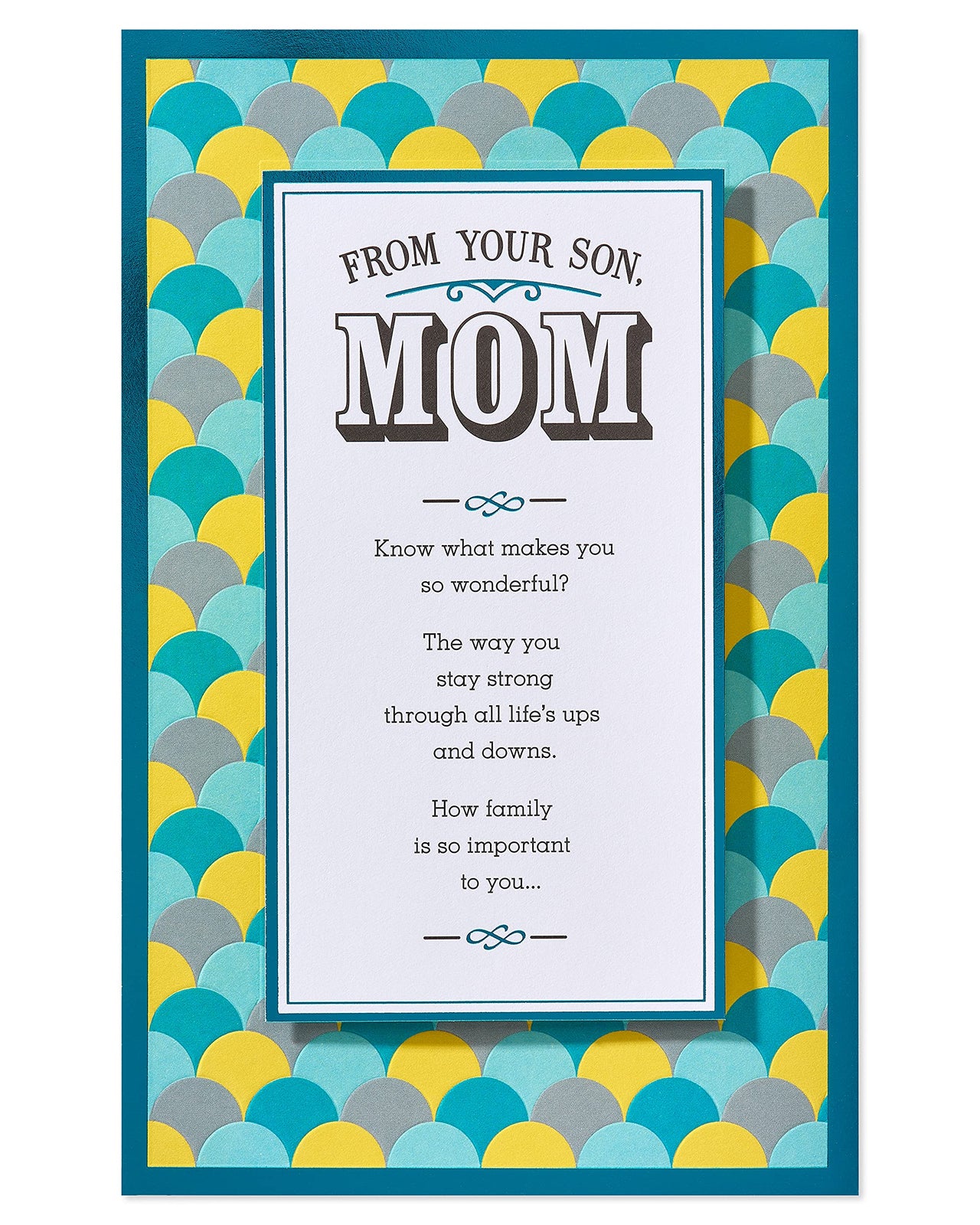 American Greetings Birthday Card for Mom from Son (Makes You Wonderful) Makes You Wonderful