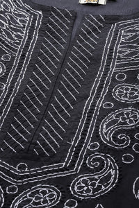 Ada Hand Embroidered Lucknowi Chikankari Straight Cotton Kurti Kurta for Women A220999 White 2XL