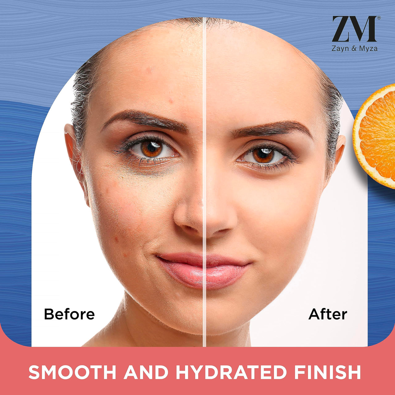 ZM Zayn & Myza Hydra Bomb Primer with Orange Peel Extract For smooth & long lasting make up, All Skin Types, 30 ml