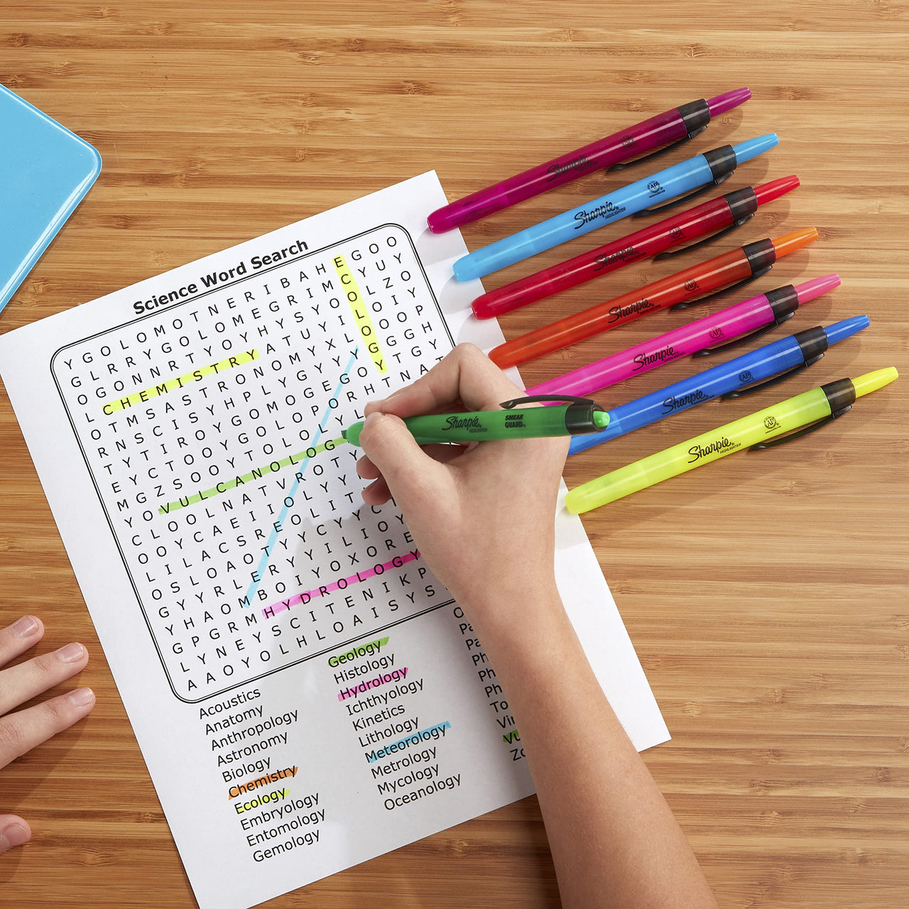 Sharpie Retractable Highlighters, Chisel Tip, Assorted, 8 Count 8 Count Assorted