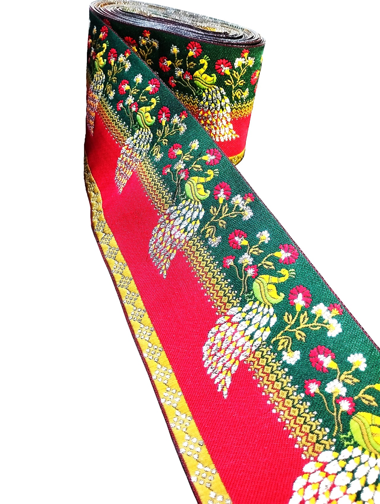 CARTZEYE Women's  Saree Falls Lace Border Reel Jacquard Woven Heavy Design Work for Saree, Kurti, Dresses, Bandhani, Lehenga, Decorative Ribbon