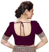 PANASH TRENDS Women's  Banarasi Barfi Silk Saree With Blouse Piece