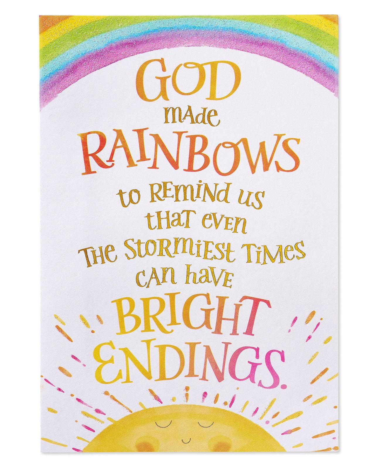 American Greetings Religious Get Well Soon Card (Bright Endings)