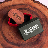 Beardo Boar Bristle Beard Brush|Fine 100% Boar Bristles for Effortless Beard Styling|Detangle and Tame frizzy unruly beard|Compact Travel friendly Ergonomic design|Wooden frame|Firm but Soft Bristles|Use with Beard Oil/Wax/Balm/Cream
