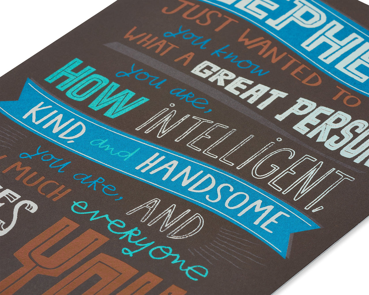 American Greetings Birthday Card for Nephew (Tough Guy) Tough Guy