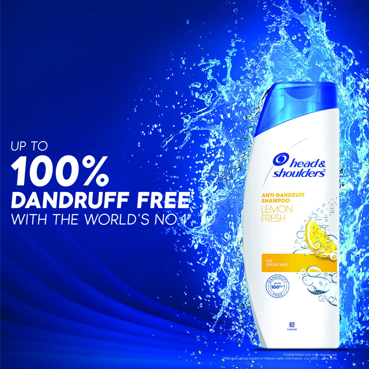 Head & Shoulders, Anti Dandruff Shampoo, Cool Menthol, 180 ML & Head & Shoulders, Anti Dandruff Shampoo, Lemon Fresh, 180 ML