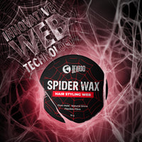 Beardo Spider Wax Hair Styling Web 75g | Web Effect, Texture, Volume, Sculpting, Flexible Hair Wax | Strong Hold, Natural Shine | Long-lasting Hair Fibre