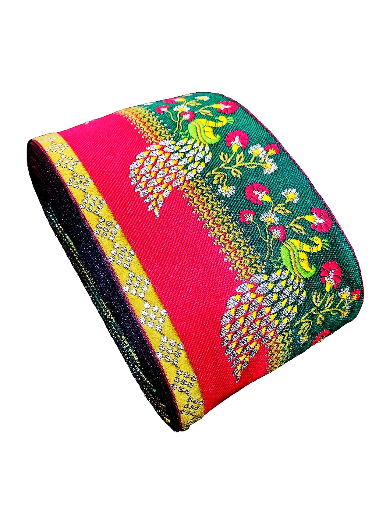 CARTZEYE Women's  Saree Falls Lace Border Reel Jacquard Woven Heavy Design Work for Saree, Kurti, Dresses, Bandhani, Lehenga, Decorative Ribbon