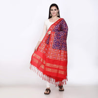 KAPAAHA Women's  Woven Design Silk Blend Dupatta Free Size