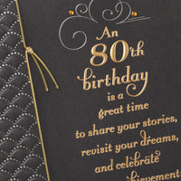 Hallmark 80th Birthday Card (Honor You Today)