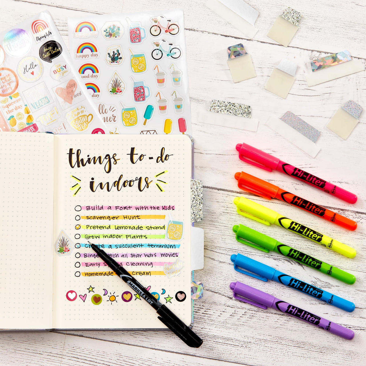 Avery Ultra Tabs Luxe Collection, 1" x 1.5" Mini Tabs, Holographic Iridescent Designs, 32 Repositionable Page Tabs (74178)