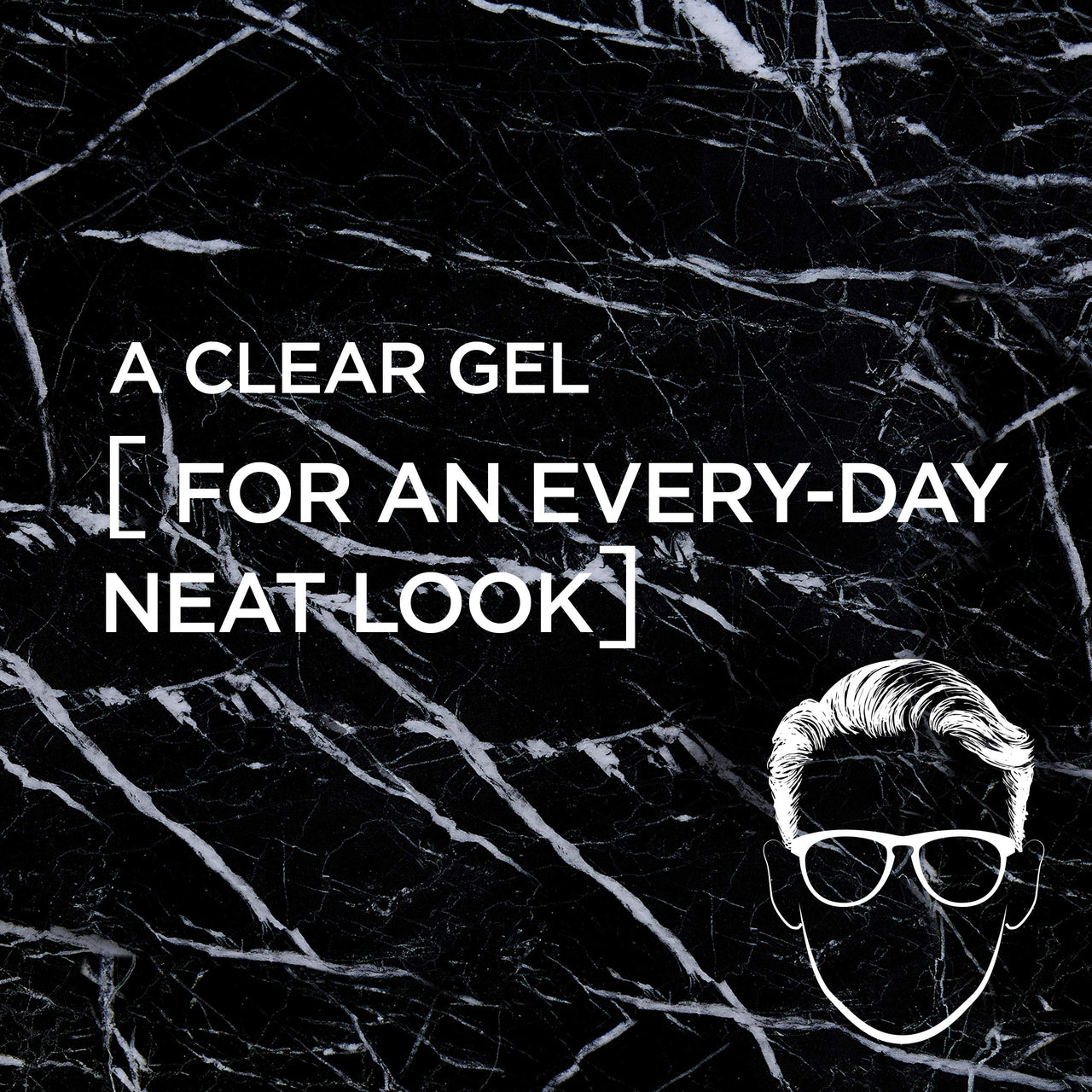 L'ORÉAL Paris Men Expert Hair Gel Invisi Control Neat Look Clear Gel With Strong Hold, 150Ml
