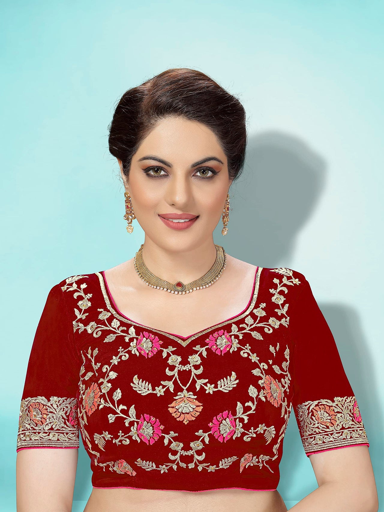 PANASH TRENDS Women's  Banarasi Barfi Silk Saree With Blouse Piece