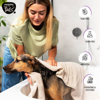 Wagging Tails Dry Bath Waterless Shampoo for Pets - 200ml - Pack of 2 | Fresh Natural Fragrance with Deep Cleansing for Grooming and Bathing for Dogs and Cats | Dry Bath waterless Shampoo