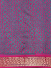 Pandadi Saree Women's  Cotton Silk Saree With Blouse Piece