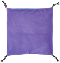 MidWest Homes for Pets Ferret Nation Large Hammock for Ferret Nation & Critter Nation Small Animal Cages | Measures 17L x 13W x 8H- inches,Purple/Teal 17.0