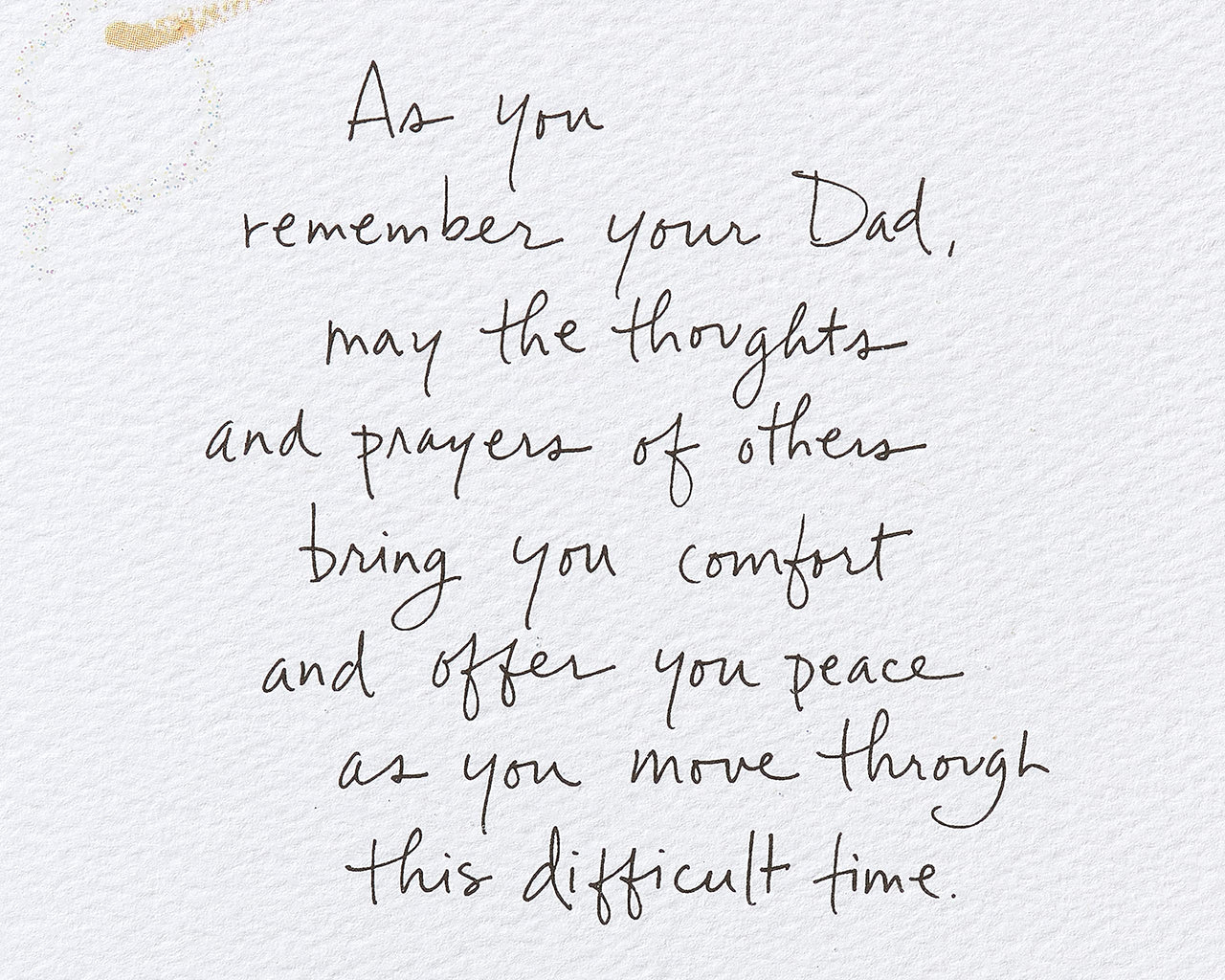 American Greetings Sympathy Card for Loss of Father (Never Easy) Never Easy