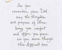 American Greetings Sympathy Card for Loss of Father (Never Easy) Never Easy