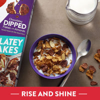 Kellogg’s Special K Breakfast Cereal, 11 Vitamins and Minerals, Anytime Snacks, Chocolatey Dipped Flakes with Almonds, 13.1oz Box (1 Box)