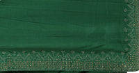 PUNYATHA CREATION Women's  & Girl's  Chanderi Chanderi Saree With Blouse Piece