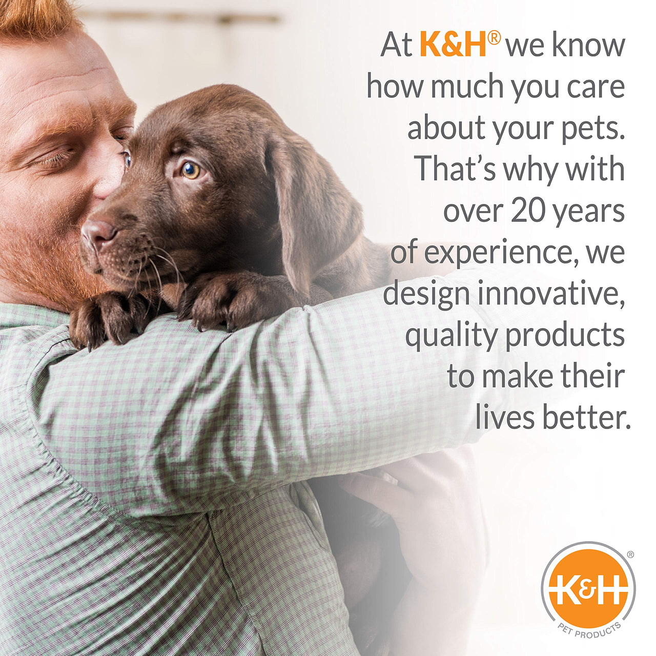 K&H Pet Products Self-Warming Crate Pad, Warming Dog Crate Bed, Machine Washable Dog Crate Mat, Tan Small 20 X 25 Inches