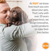 K&H Pet Products Self-Warming Crate Pad, Warming Dog Crate Bed, Machine Washable Dog Crate Mat, Tan Small 20 X 25 Inches