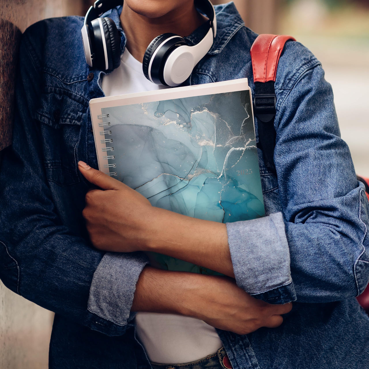 Cambridge 2025 Planner, Weekly & Monthly, 8-1/2" x 11", Large, Glacier (1727-905-25)