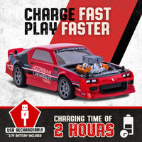 Flybar Hoonigan Camaro Remote Control Car for Kids – RC Cars, Race Car, 3.7V, 2.4 GHz, Detailed Replica Design, USB Rechargeable Battery Included, 1:16 Scale, 150 ft Range, 6 Mph
