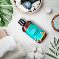 Pilgrim Korean Anti-Frizz Hair Care Set With Sulphate Free Shampoo & Argan Oil Conditioner 200ml Each - FREE Jute Kit Bag | Silky Smooth Hair for Women and Men