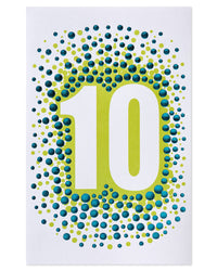 American Greetings 10th Birthday Card (Big 10) Big 10