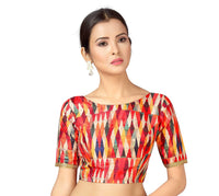 X3 Women's  Polyester Short Sleeve Saree