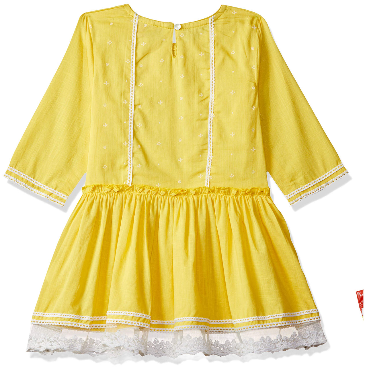 Biba Girls Cotton Anarkali Salwar Suit Set