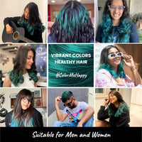 2.Oh! Italian- Aqua Marine Hair Color For Women & Men | Ammonia-Free DIY Semi Permanent Hair Color | Enriched with Argan Oil | Lasts upto 12-15 Washes | Pack of 2