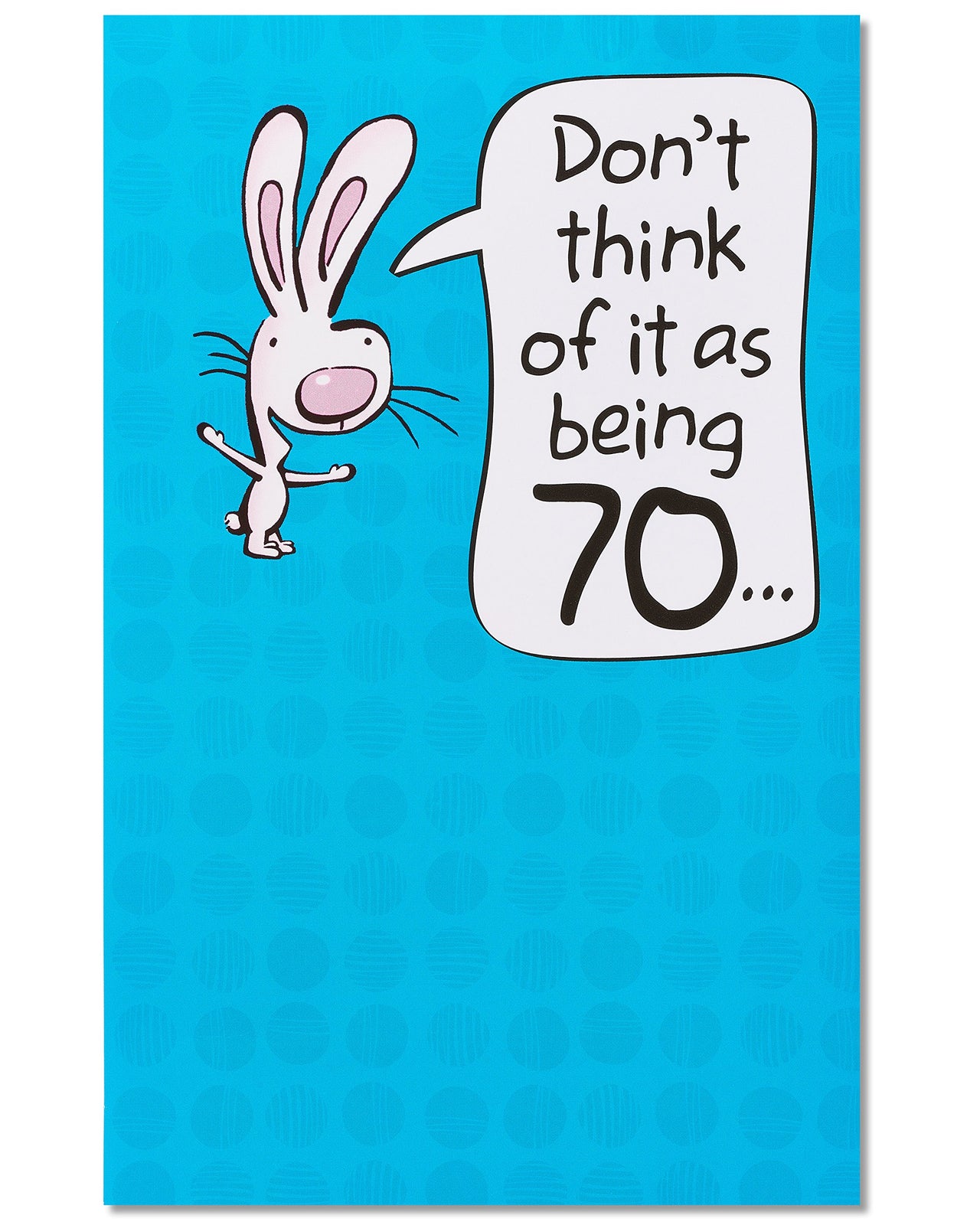 American Greetings Funny 70th Birthday Cards (Pop Up Cartoon Bunny) Pop Up Cartoon Bunny