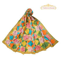 Traditions Bazaar Women's  Embroidered Chiffon Dupatta