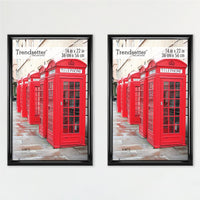 MCS Trendsetter 20x28 Poster Frame Black High-Gloss, Vertical & Horizontal Wall Hanging Large Picture Frame for Photos, Posters & Art Prints (1-Pack) 20 x 28 in Single