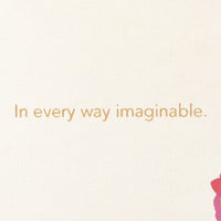 American Greetings Anniversary Card for Wife (Every Way Imaginable) Floral pattern lettering