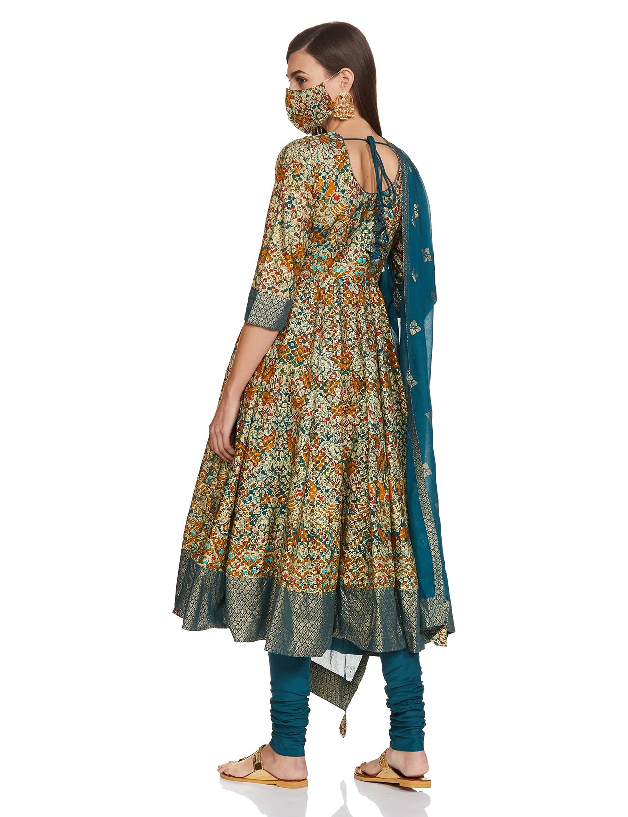 BIBA Women's  Cotton Salwar Suit Set