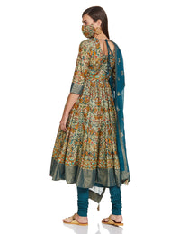 BIBA Women's  Cotton Salwar Suit Set