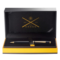 Cross Century II Ballpoint Pen, Black Lacquer with 23KT Gold-Plated Appointments Black Lacquer / 23KT Gold