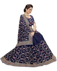 PANASH TRENDS Women's  Banarasi Barfi Silk Saree With Blouse Piece