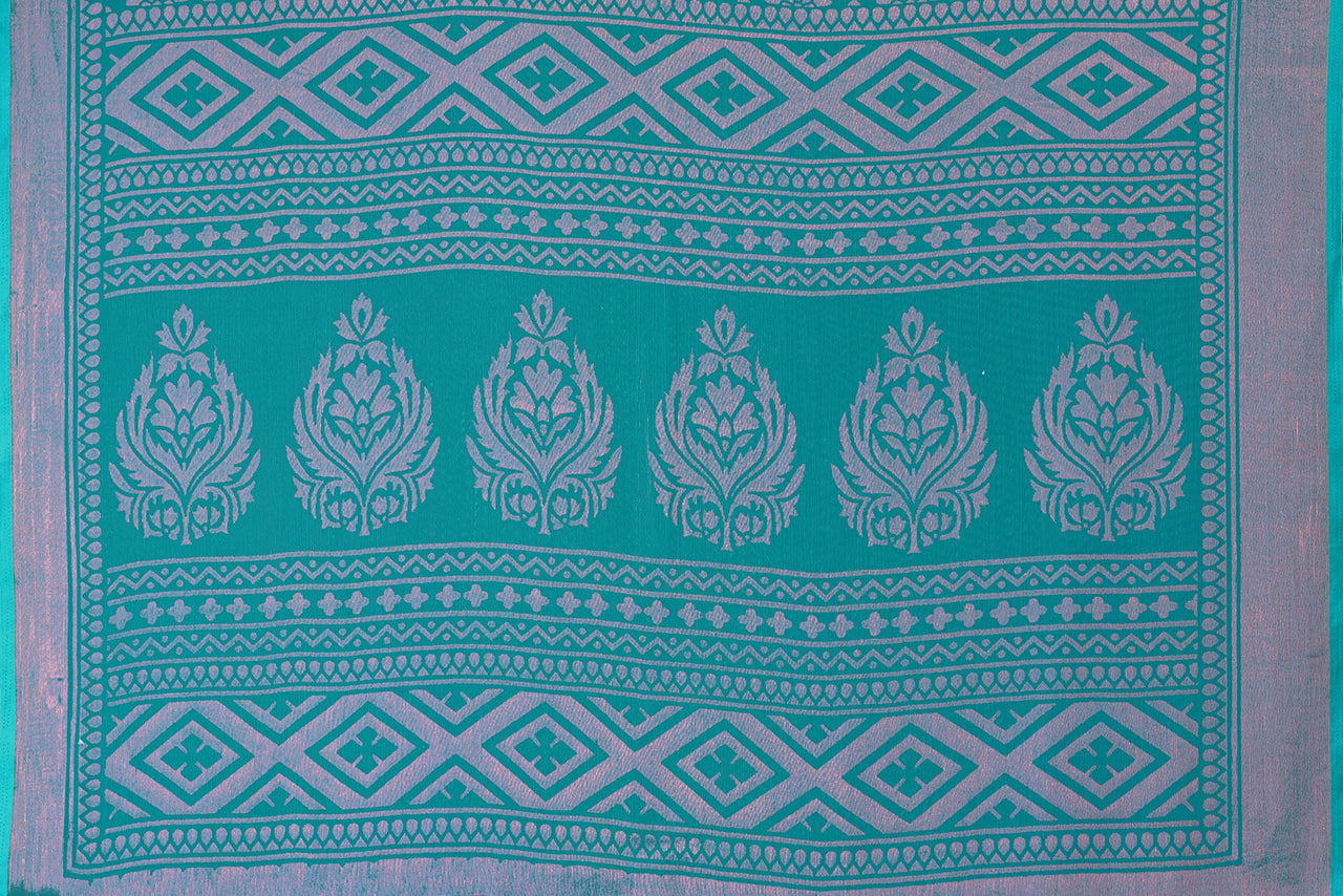 Winza Designer Women's  Chiffon Brasso Printed Saree with Blouse Piece (WDP Brasso Malini W)